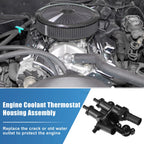 Set of 1 Engine Thermostat Housing for Dodge Journey (2009–2020) No. 68003582AB