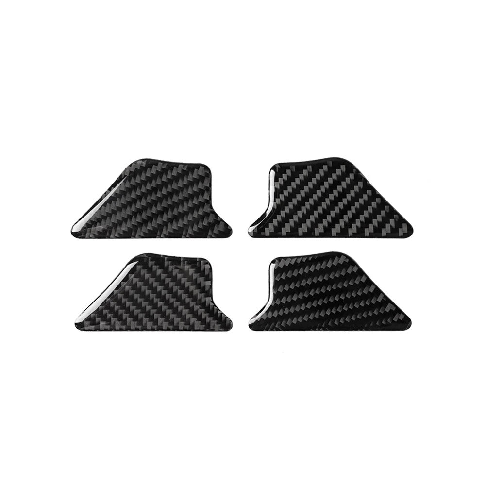 Inner Door Handle Bowl Cover Trim for Audi A3 8V S3 RS3 (2013–2020) Carbon Fiber Black