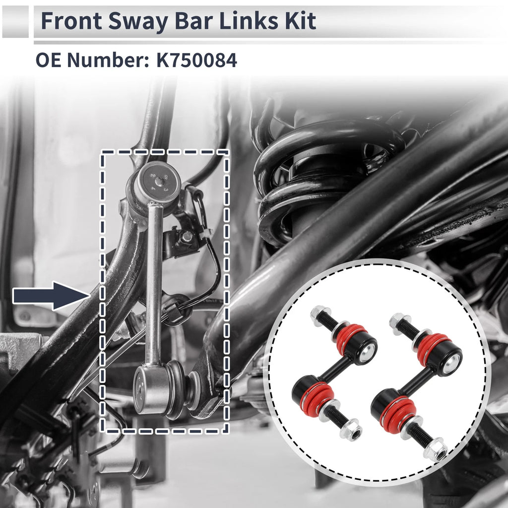 2X Front Stabilizer Bar Links for Subaru B9 Tribeca (2006–2007) No.K750084