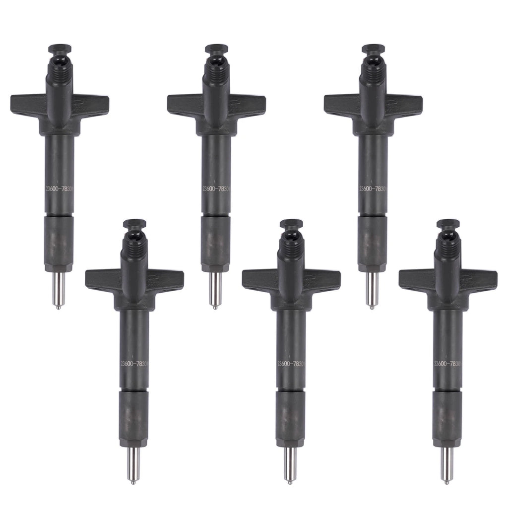 Set of 6 Fuel Injectors for Toyota Forklift (8F, 7F, 13Z, 2Z)