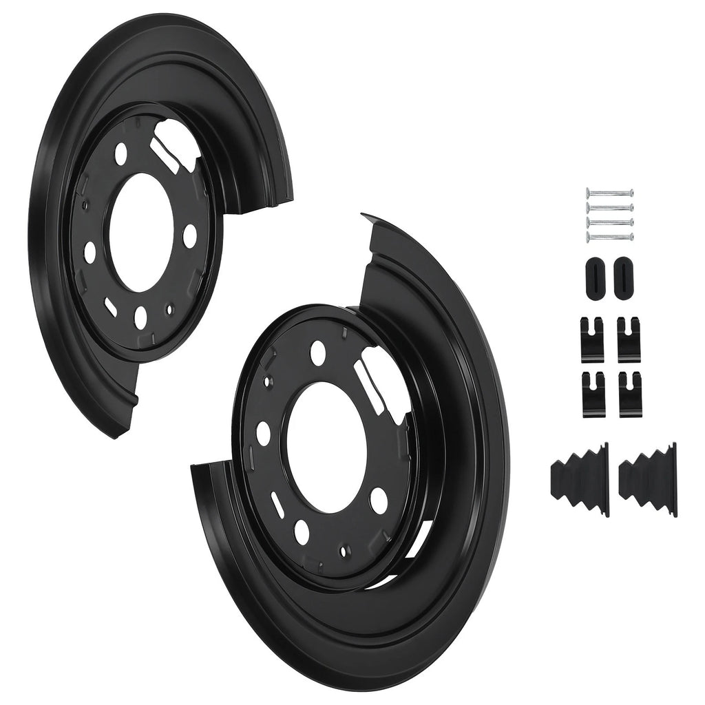 Pair Rear Brake Dust Shield Plate for Ford Excursion (2000–2005) 4C3Z2210AA