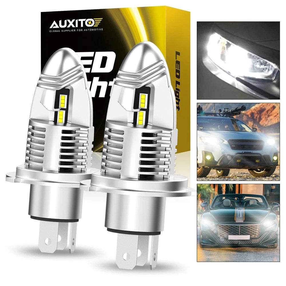 2X 9003 H4 LED Headlight Bulbs Kit 60W 20000LM Hi/Lo Beam for