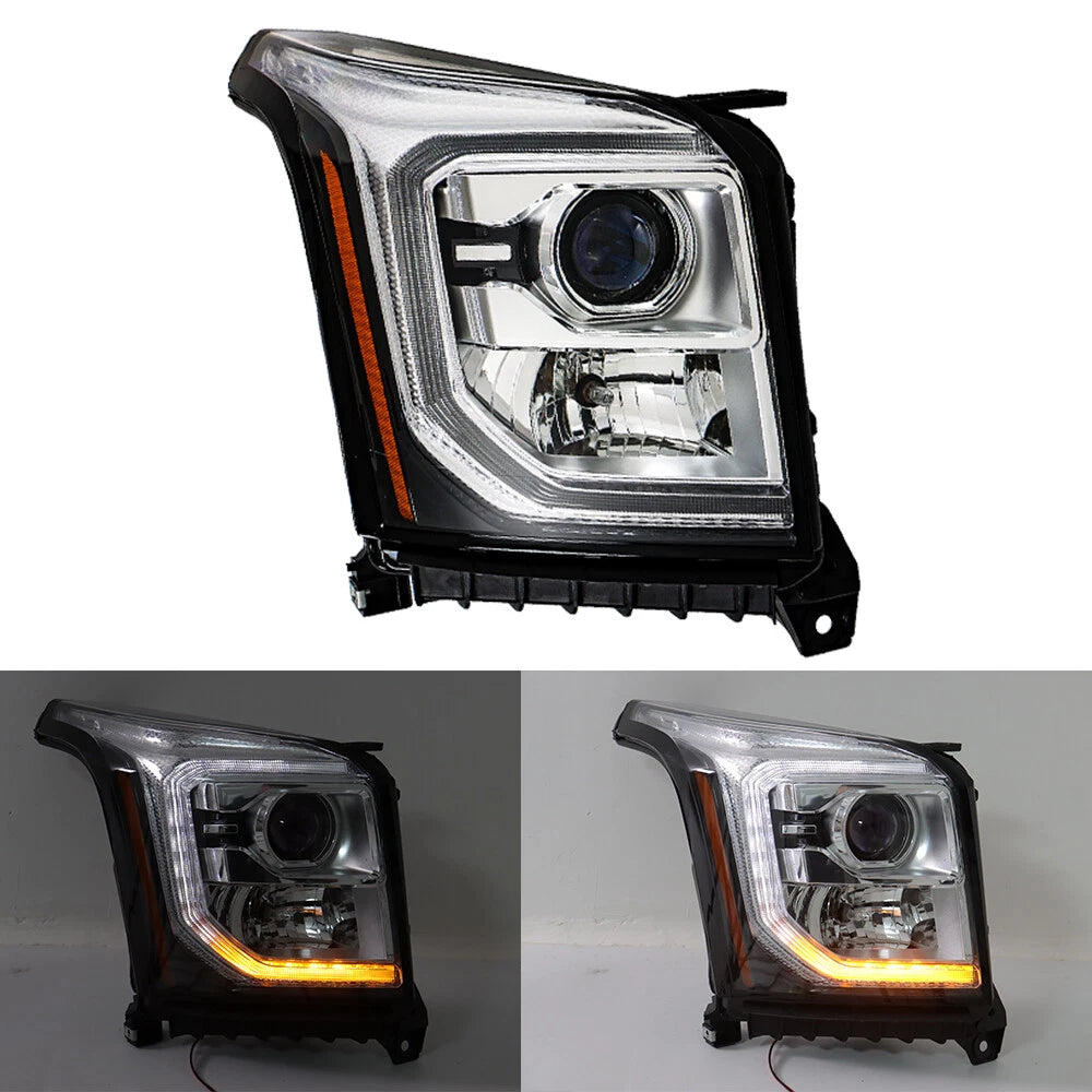 Front Headlight for GMC Yukon/Yukon XL (2015-2020) Right Side Clear Lens