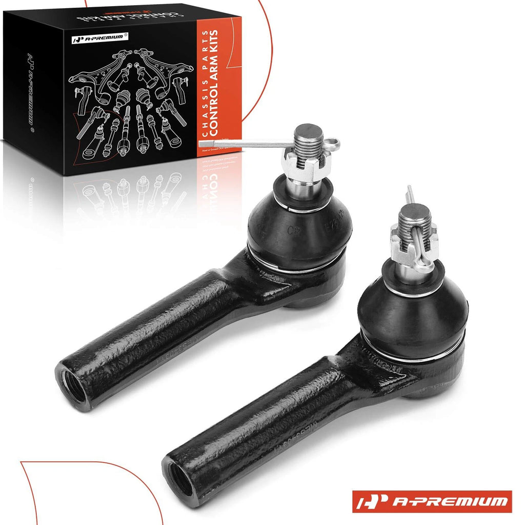2X Front Side Outer Tie Rod Ends for Kia Spectra (2000–2004) Sephia (1994–2001)
