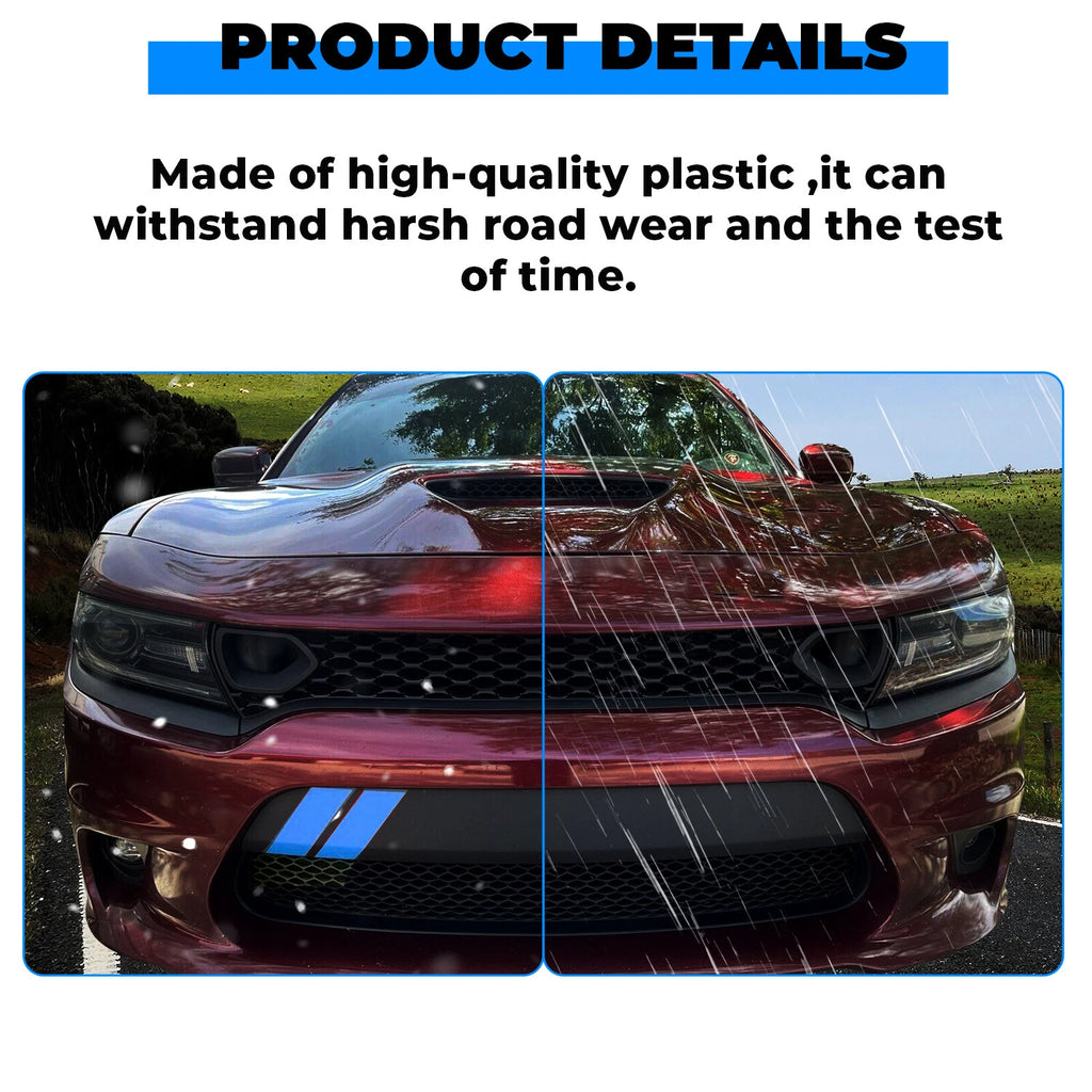Front Upper Grille with Side Bezels for Dodge Charger (2015–2023)