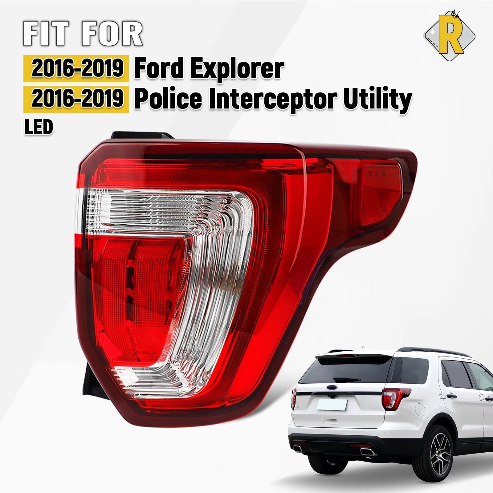 LED Tail Light Base for Ford Explorer (2016–2019) Right Side