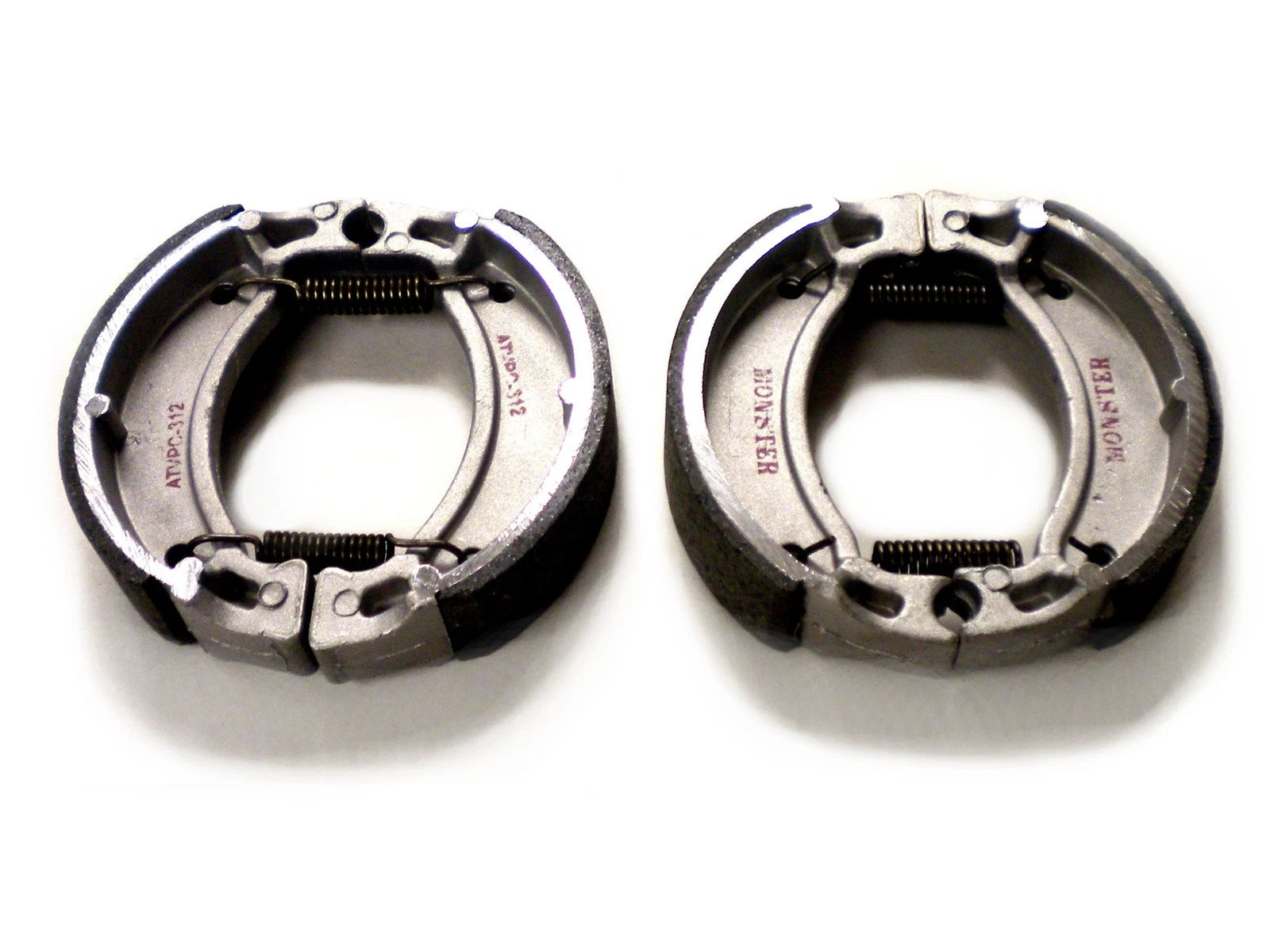 Set of 2 Monster Front Brake Shoes for Yamaha (4BE-W253E-00-00, 4BE-W2536-00-00)