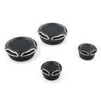Black Frame Bar Screw Hole Dust Cap Cover for Ducati Scrambler 800 (2015-2023)