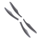 Set of 4 ABS Roof Rail End Covers for Lexus RX RX350 (2010–2015) Silver