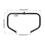 Black Engine Guard Highway Crash Bar for Harley-Davidson Touring (2009–2024)