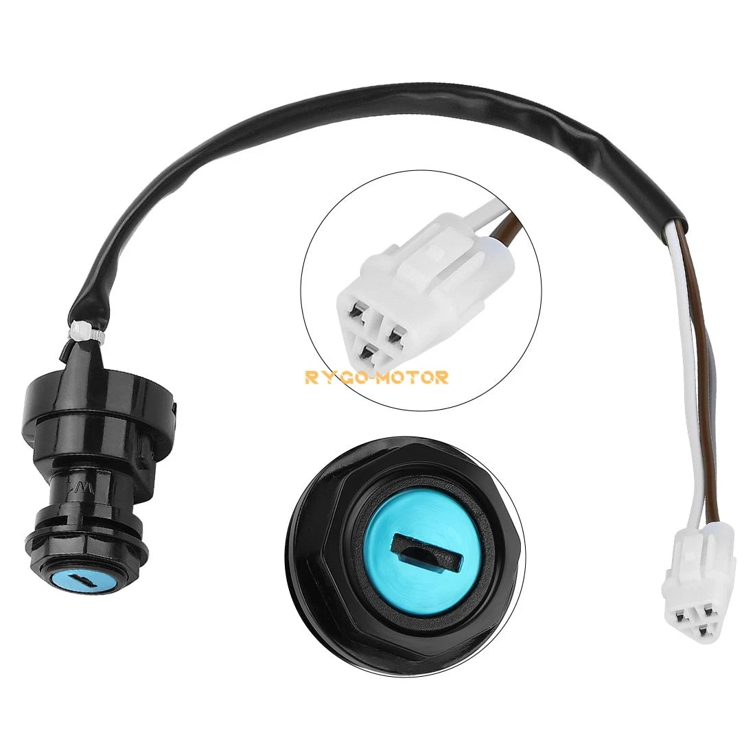 Ignition Key Switch w/2 Keys for Kawasaki Brute Force 650 4x4 (2005–2013)