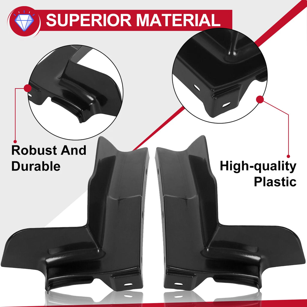 Set of 2 Front Bumper Fillers for Chevy Caprice Impala (1980-1985)