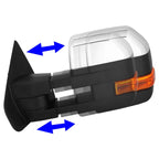 Powered Heated LED Turn Signal Puddle Towing Mirror for Ford F150 (2004–2014)