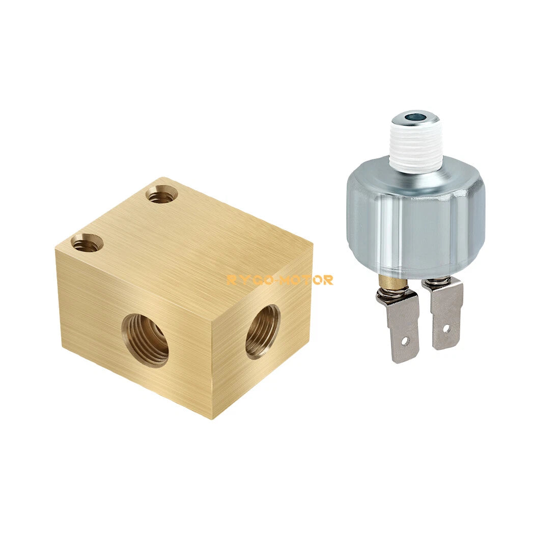 Brake Cross Fitting w/ Stoplight Pressure Switch for Polaris Sportsman (2000–2007)