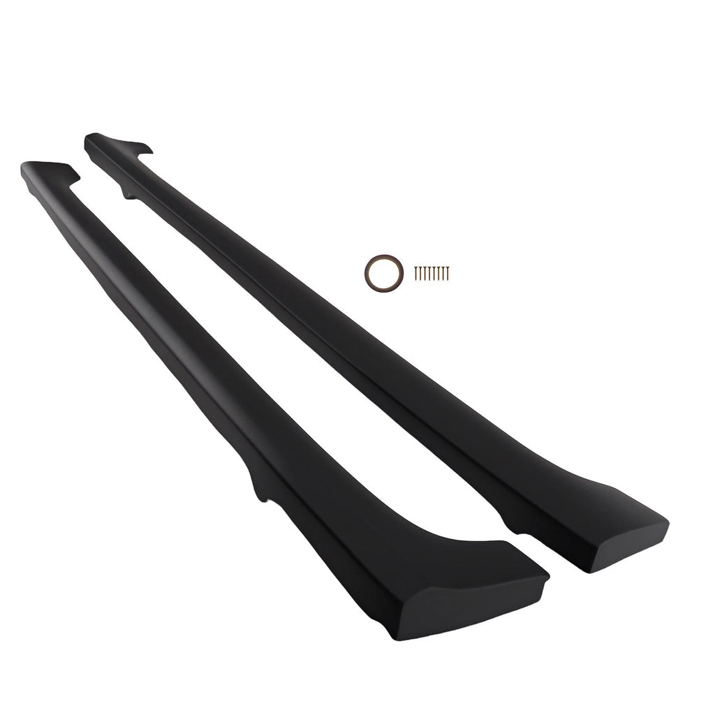 Body Kit Side Skirt Extension Panel for Honda Civic Sedan (2012–2015) Black ABS