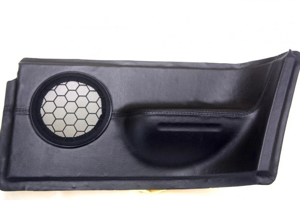 Rear Insert Door Panel for Volkswagen Beetle (1998–2010) Black Leather Synthetic