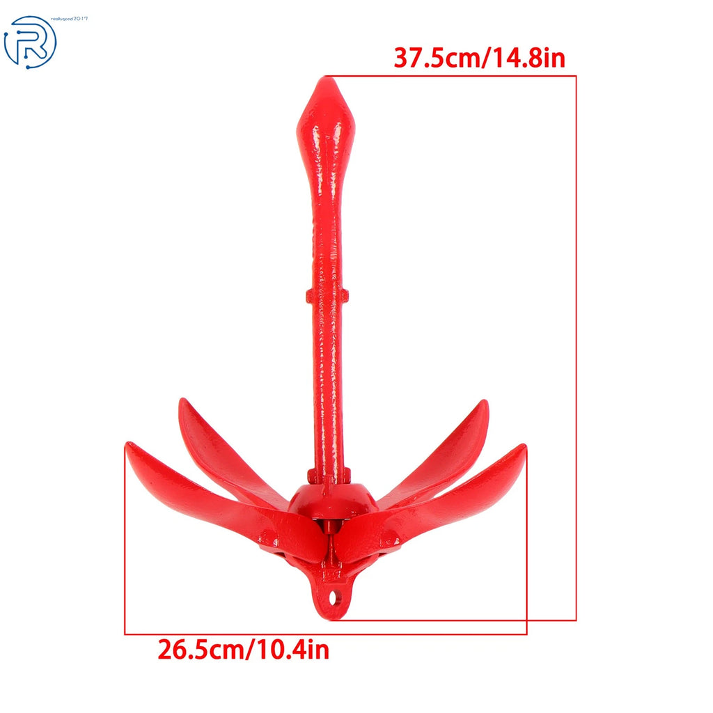 Folding Anchor Set for Grapnel Boat Marine Kayak (2-Pack)