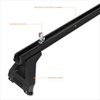 Set of 3 Universal 58" Aluminum Roof Rack Cross Bars Cargo Carrier