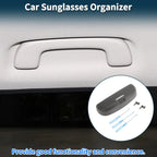 Sunglasses Case for Audi Q3 (2013–2021) Eyeglasses Holder Storage Box Dark Grey