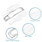 Vehicle Remote Key Cover for Porsche Macan 2014-Up - 1 x Key Shell Case White