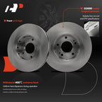 Front Disc Brake Rotors for Mitsubishi Lancer, Outlander PHEV (2009-2015)