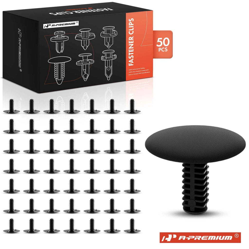 50Pcs 4.5mm Nylon Trim Panel Retainer Clips for Honda Accord 
