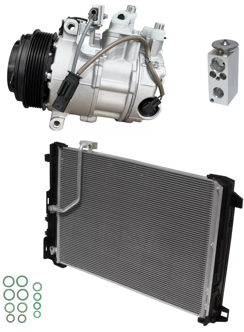 A C Compressor Kit With Condenser for Mercedes E250 (2015–2017)