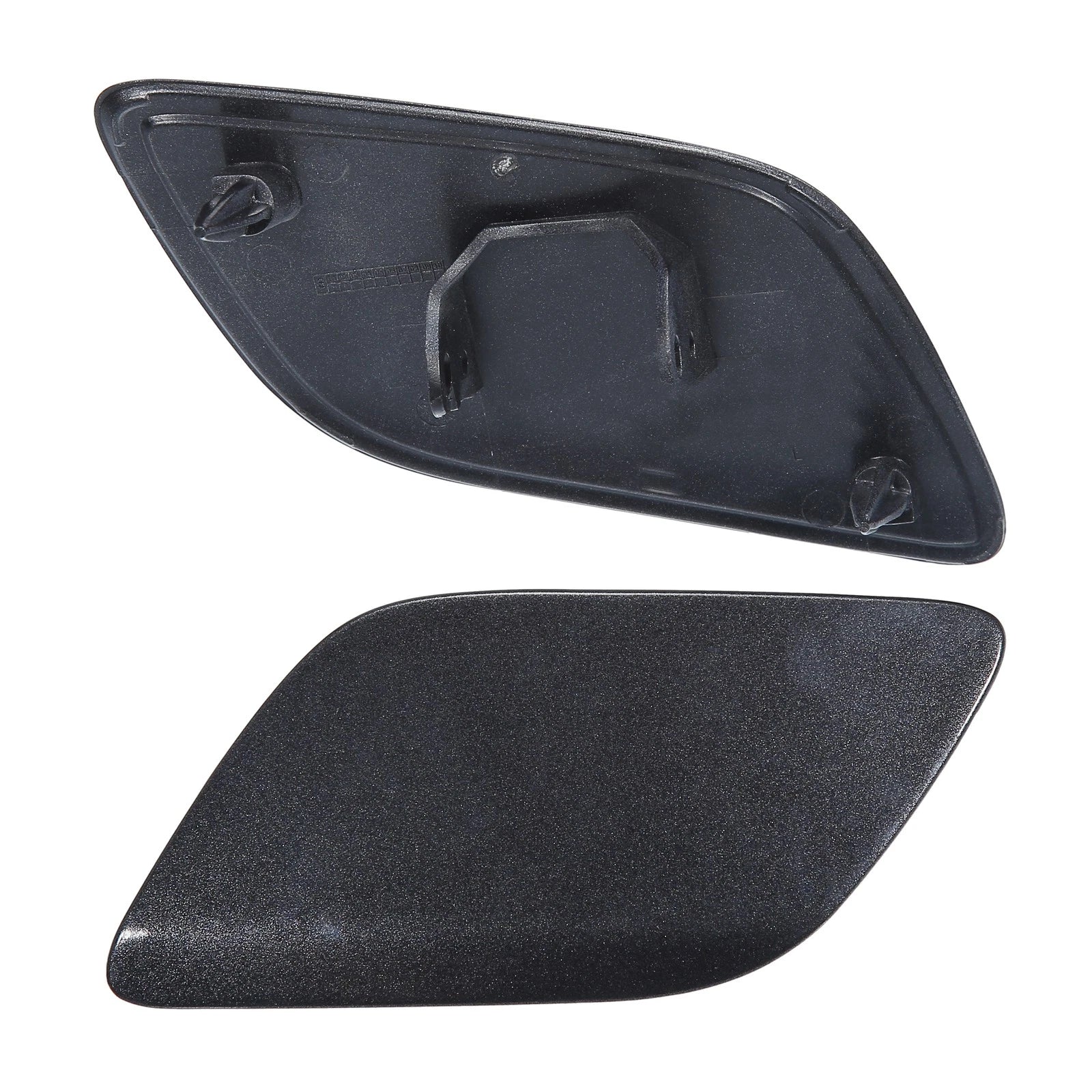 Front Left Headlight Washer Nozzle Cover for Audi Q7 (2007–2015) Deep Gray