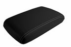 Leather Console Lid Armrest Cover for Dodge Challenger (2008–2014) Gray Stitch
