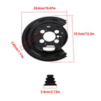 Pair of Brake Dust Shields for Ram 1500 (2015–2019)