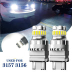 2X AUXITO LED 3057 3157 4157 Backup Reverse Light Bulbs for