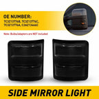 Smoke Side Mirror Turn Signal Light Lens for Ford F150, Lincoln Mark LT (2013–2014)