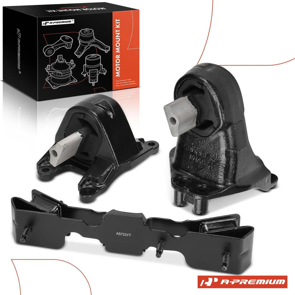 3X Engine Motor & Transmission Mount for Jeep Wrangler (2012–2017)