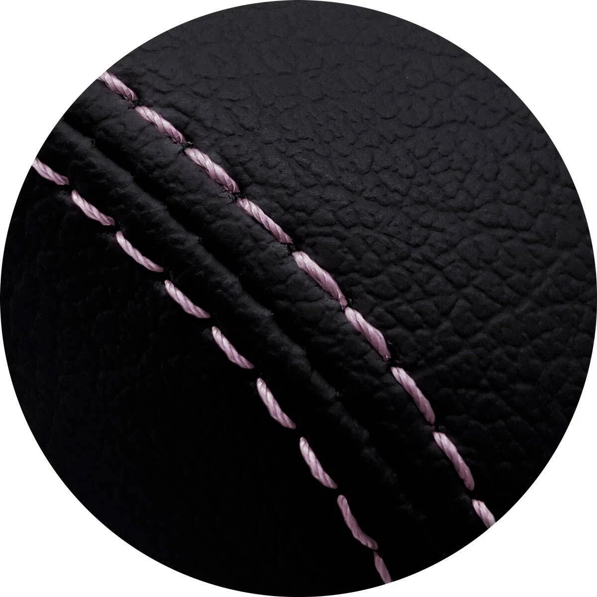 Leather Console Lid Armrest Cover for Buick Regal (2011–2017) Black Pink Stitch