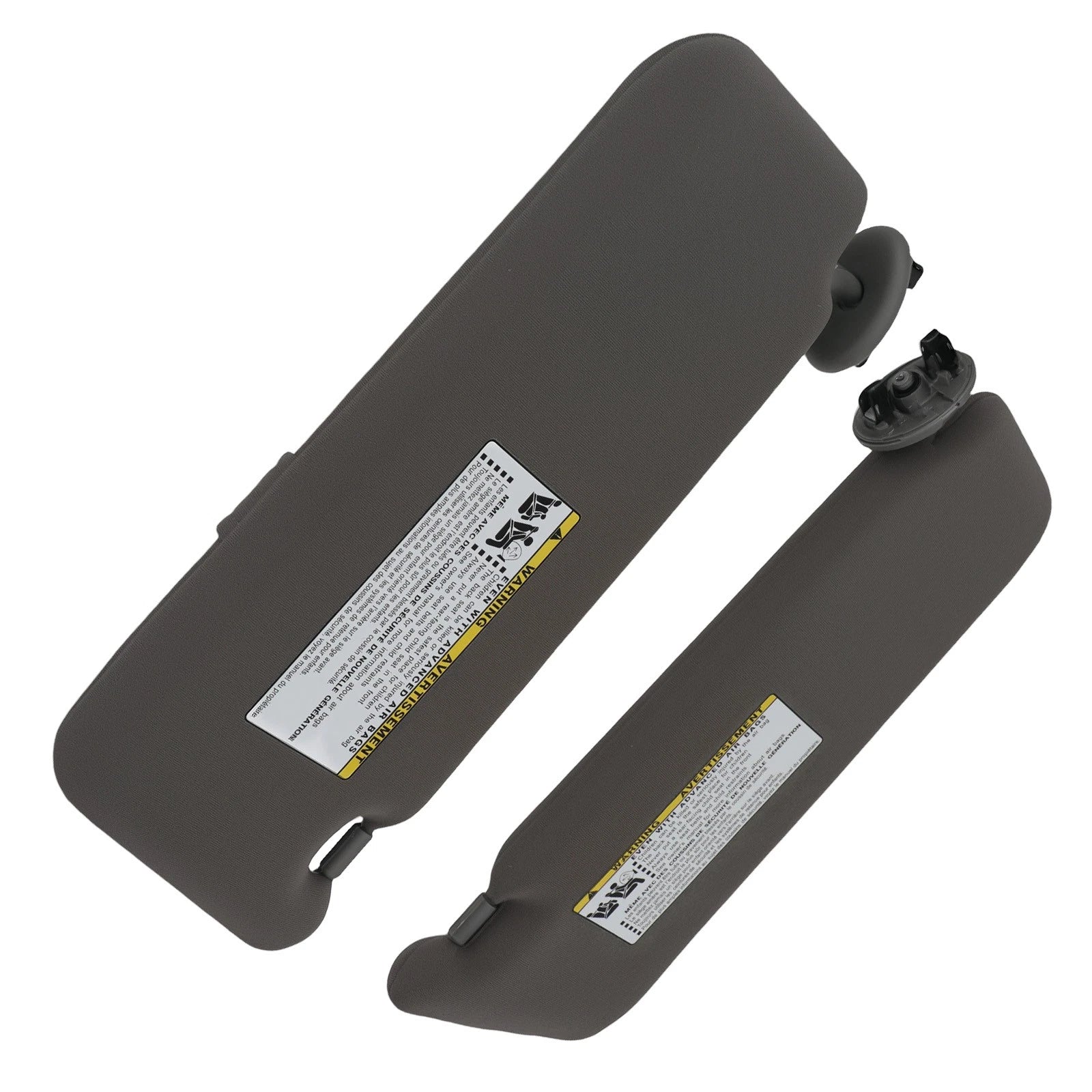 Pair Gray Interior Sun Visor for Toyota Camry (2007–2011) 74320-06290-B2