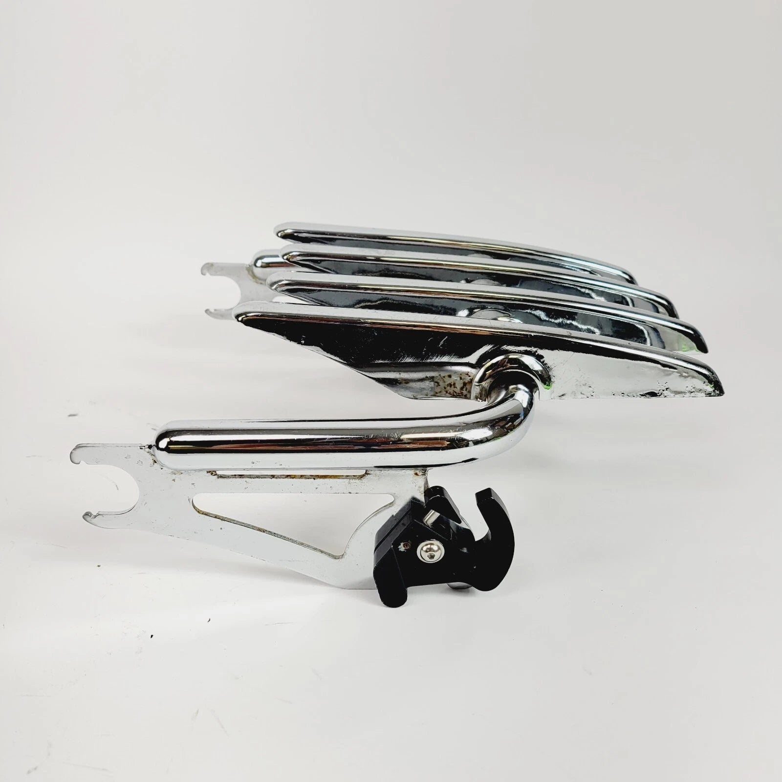2X Stealth Detachables Two-Up Luggage Rack Chrome for Harley-Davidson (2009–2023) 53472-09A
