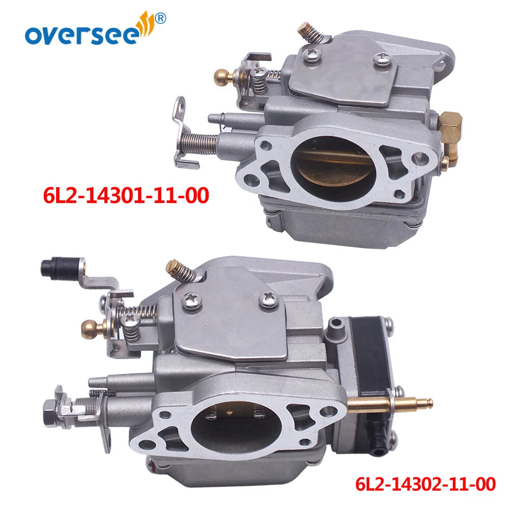 Carburetor Kit 6L2-14301 + 6L2-14302-00 for Yamaha Outboard 20HP 25HP