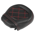 Driver Passenger Seat Red Stitching for Harley Electra Street Glide (2009-2023)