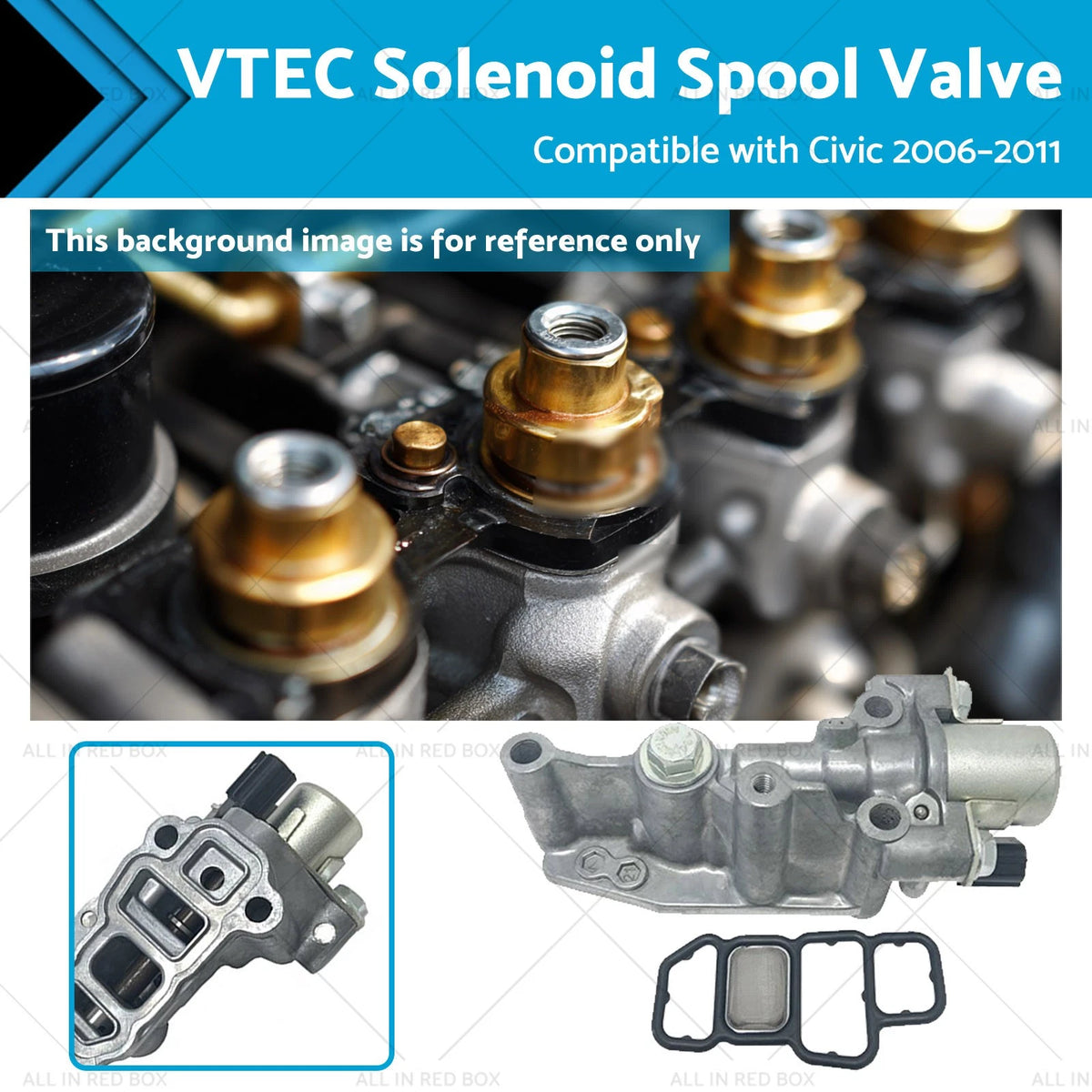 VTEC Solenoid Spool Valve for Honda Civic CR-V 1.8 2.0 2.4 (2006–2011)