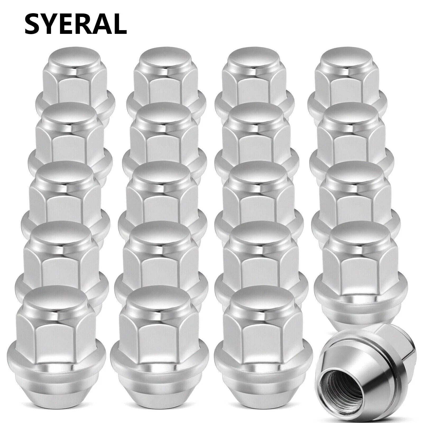 20 Pack 12x1.5 Stock Lug Nuts for Ford Focus Fusion Escape EcoSport (2012–2019)