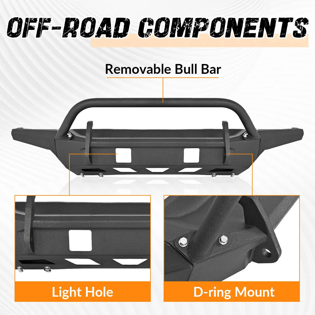 Off-Road Mid Width Front Bumper for Ford Bronco (2021–2024)