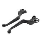 Brake Lever Set for Harley Davidson (1996–2017) - Slotted, Black
