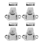 Set of 4 Stainless Steel Spring Loaded Latches for Cabinets and Toolboxes