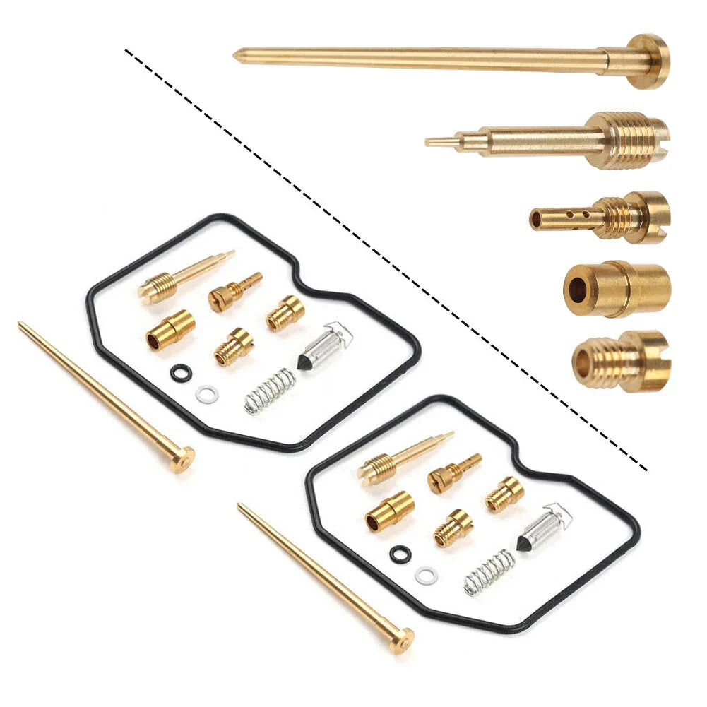 Brass Rubber Carburetor Repair Kits for Kawasaki GPZ500S EX500 (1987-2003)
