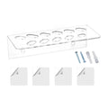 11 Hole Acrylic Wall Mount Tool Holder for Hairdressing Scissors