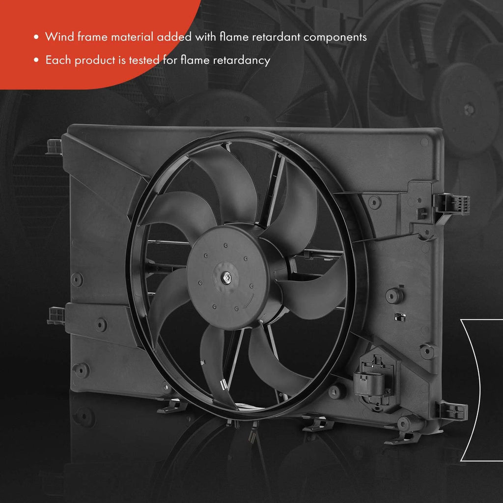 Cooling Fan Assembly with Shroud for Chevrolet Cruze (2011–2016)