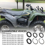 Front Wheel Bearings Seals Kit / Kawasaki Bayou 300 400 (1987–1998)
