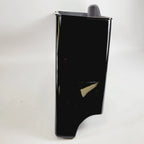 5" Black Left Stretched Extended Saddlebag for Harley Davidson Touring (1993–2013)