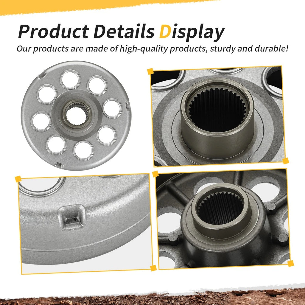 Rear Brake Panel & Drum & Cover Shoes for Honda Fourtrax 300 (1988–2000)