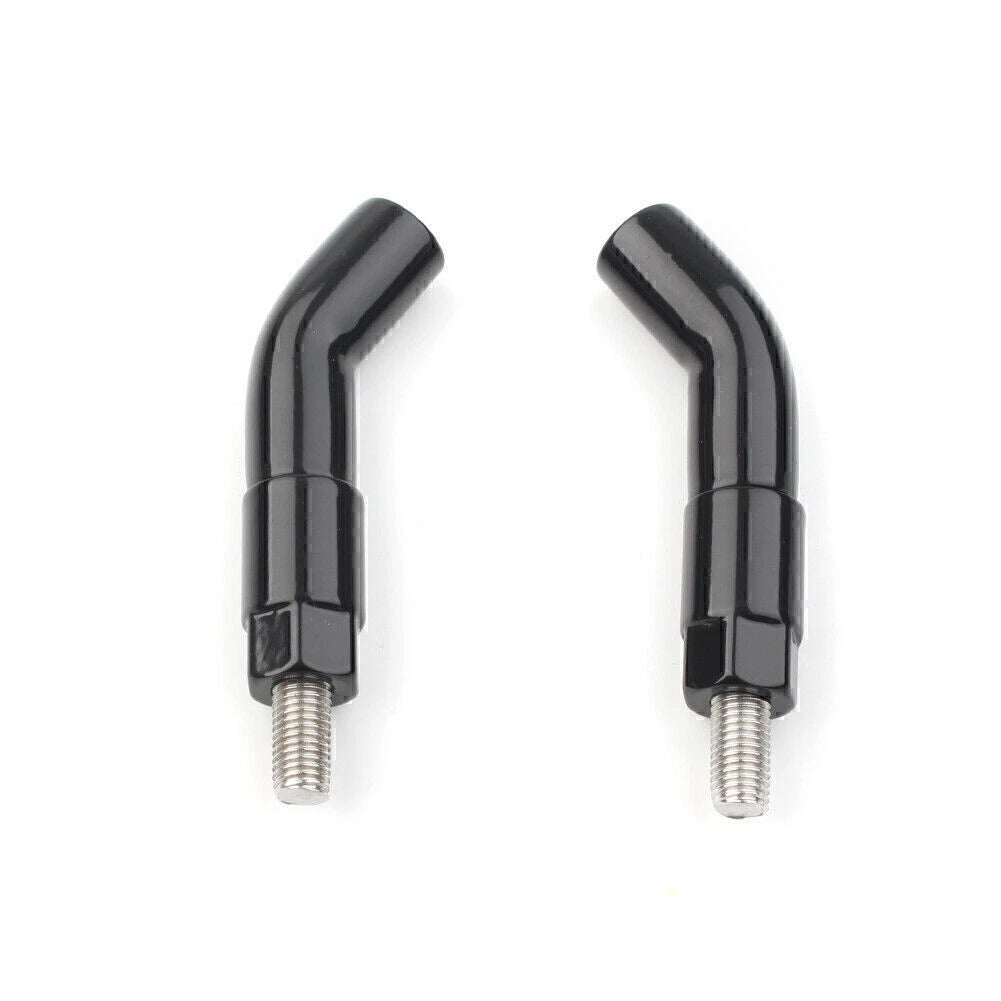 Mirror Stem Extenders for Harley Davidson Iron 1200 XL1200NS (2018–2019) Black